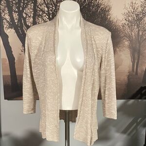 Eileen Fisher Light Gray Knit Sweater - M